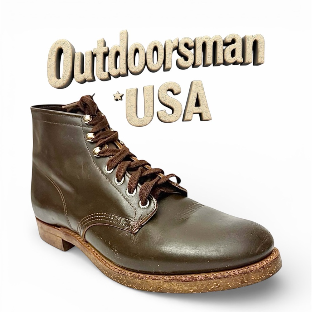 Outdoorsman Chukka Boots Men’s 11.5 C Narrow Brown Leather Chukka USA Pre-Owned